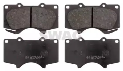 Комплект тормозных колодок, дисковый тормоз SWAG купить